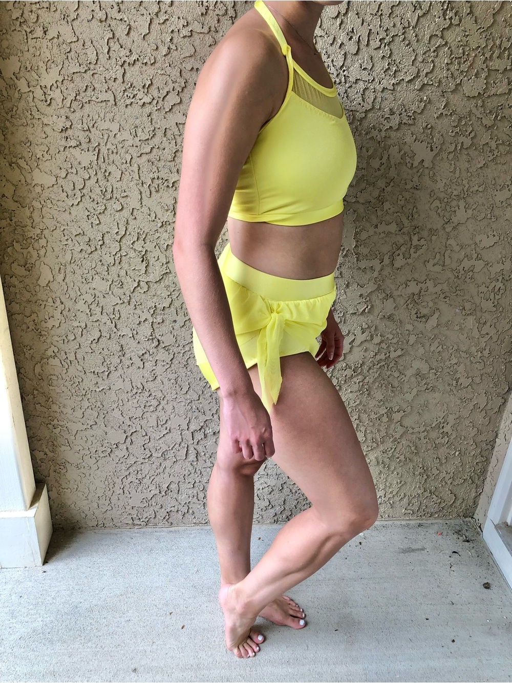 Yellow lyrical costume AXS